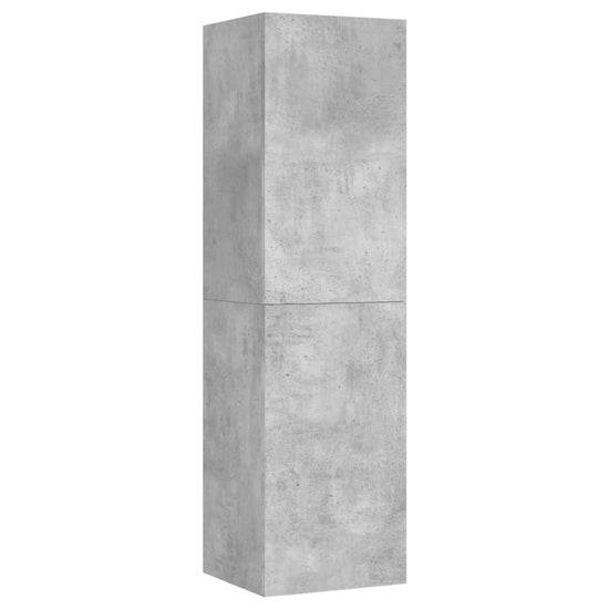Tv-wandmeubel bewerkt hout betongrijs MeubelReus