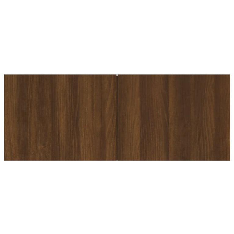 Tv-wandmeubel bewerkt hout bruin eikenkleur MeubelReus