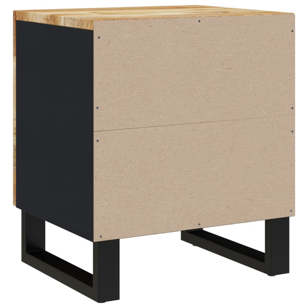 Nachtkastje 40x33x46 cm massief mangohout MeubelReus