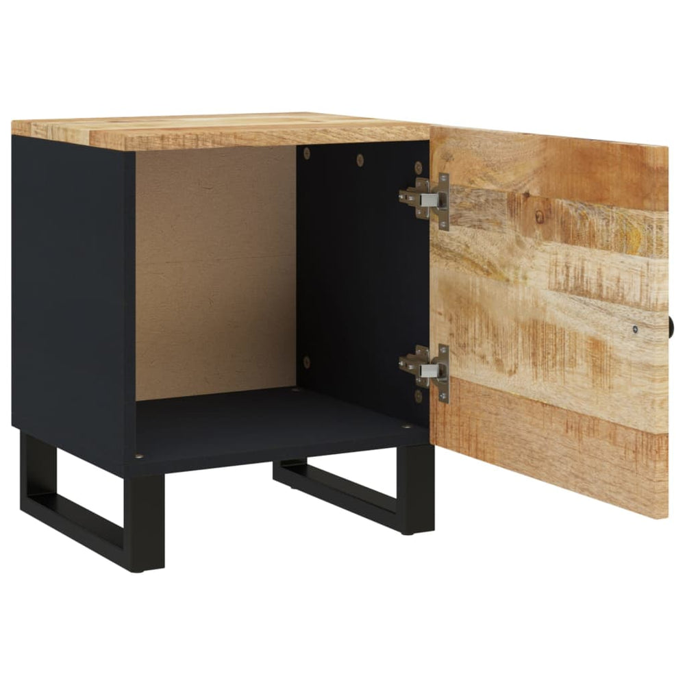 Nachtkastjes 2 st 40x33x46 cm massief mangohout MeubelReus