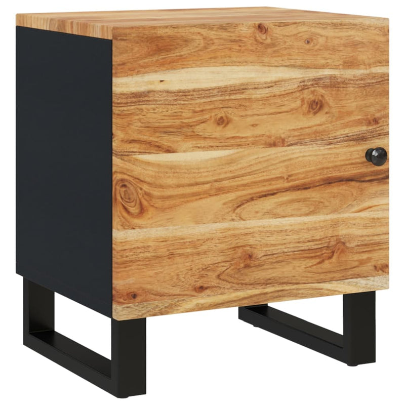 Nachtkastje 40x33x46 cm massief acaciahout MeubelReus