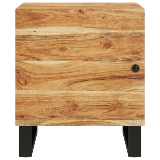Nachtkastjes 2 st 40x33x46 cm massief acaciahout MeubelReus