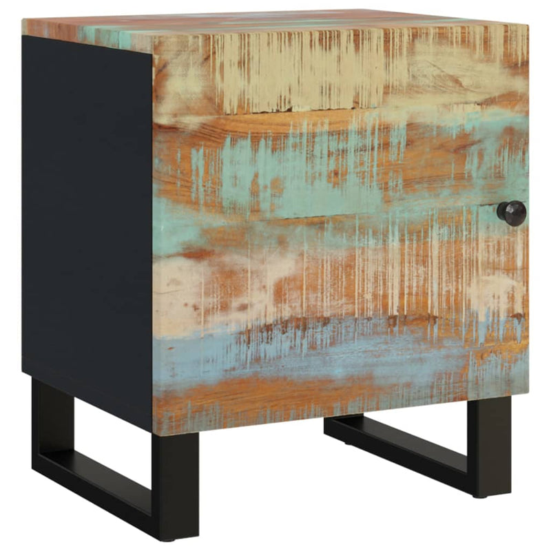 Nachtkastje 40x33x46 cm massief gerecycled hout MeubelReus