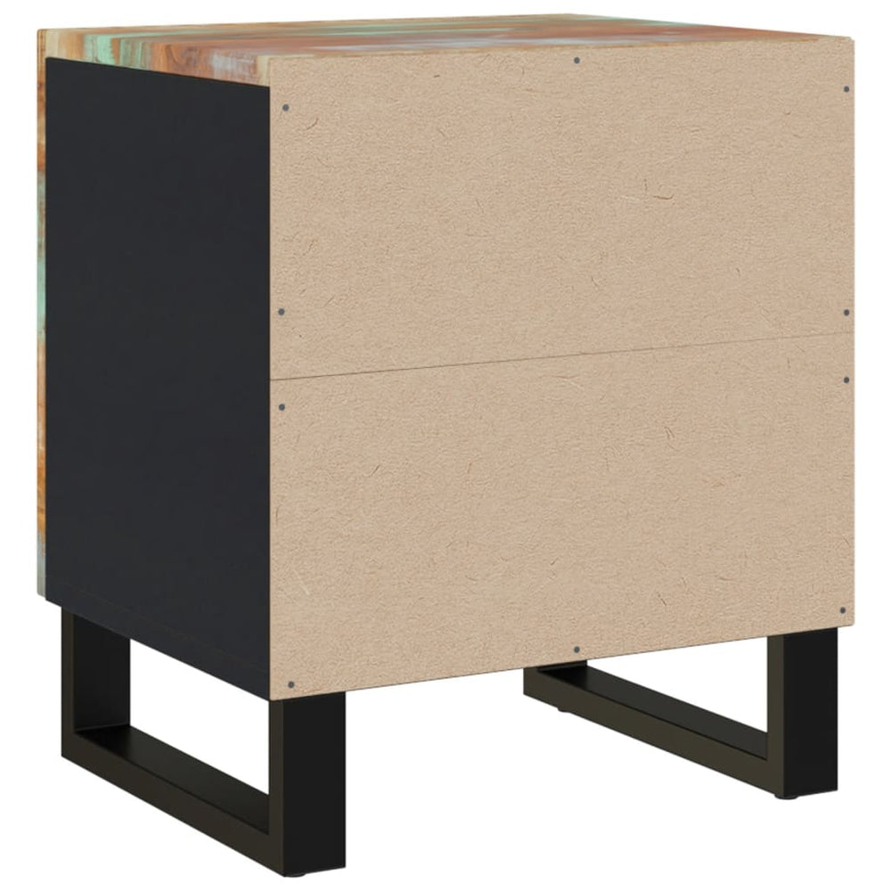 Nachtkastje 40x33x46 cm massief gerecycled hout MeubelReus