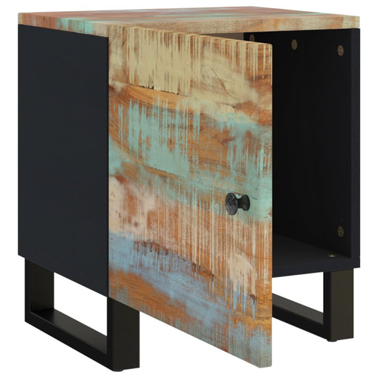 Nachtkastje 40x33x46 cm massief gerecycled hout MeubelReus
