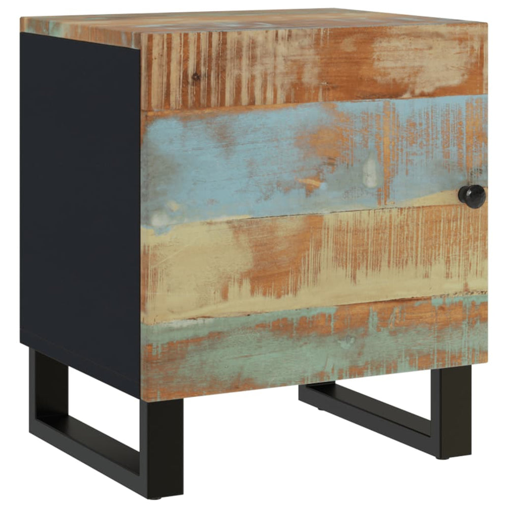 Nachtkastje 40x33x46 cm massief gerecycled hout MeubelReus