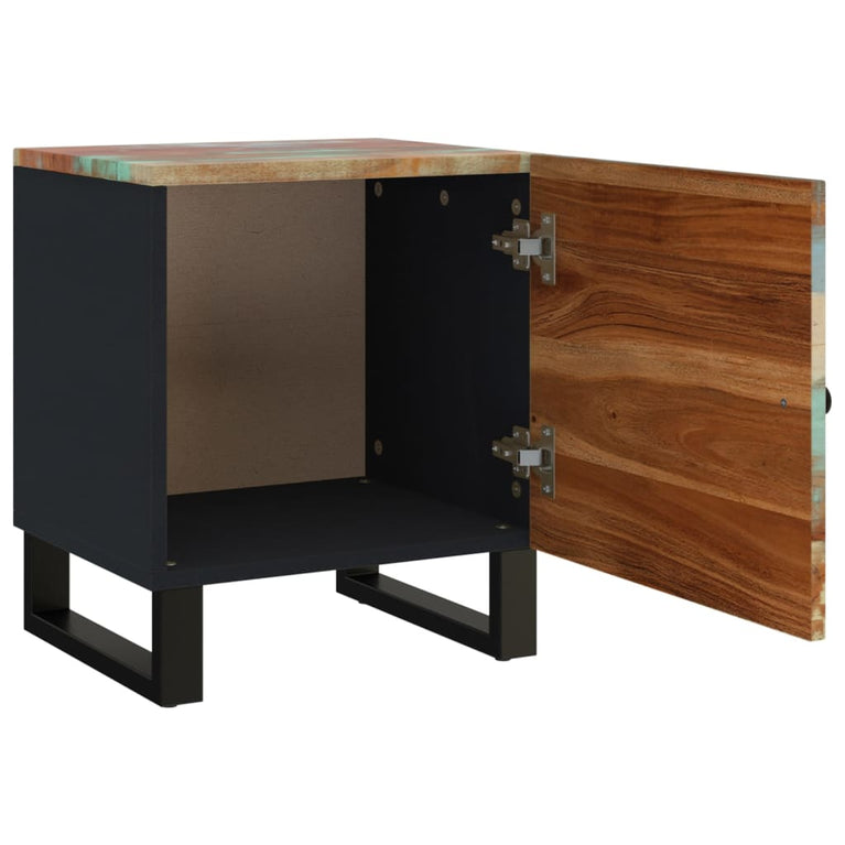 Nachtkastjes 2 st 40x33x46 cm massief gerecycled hout MeubelReus