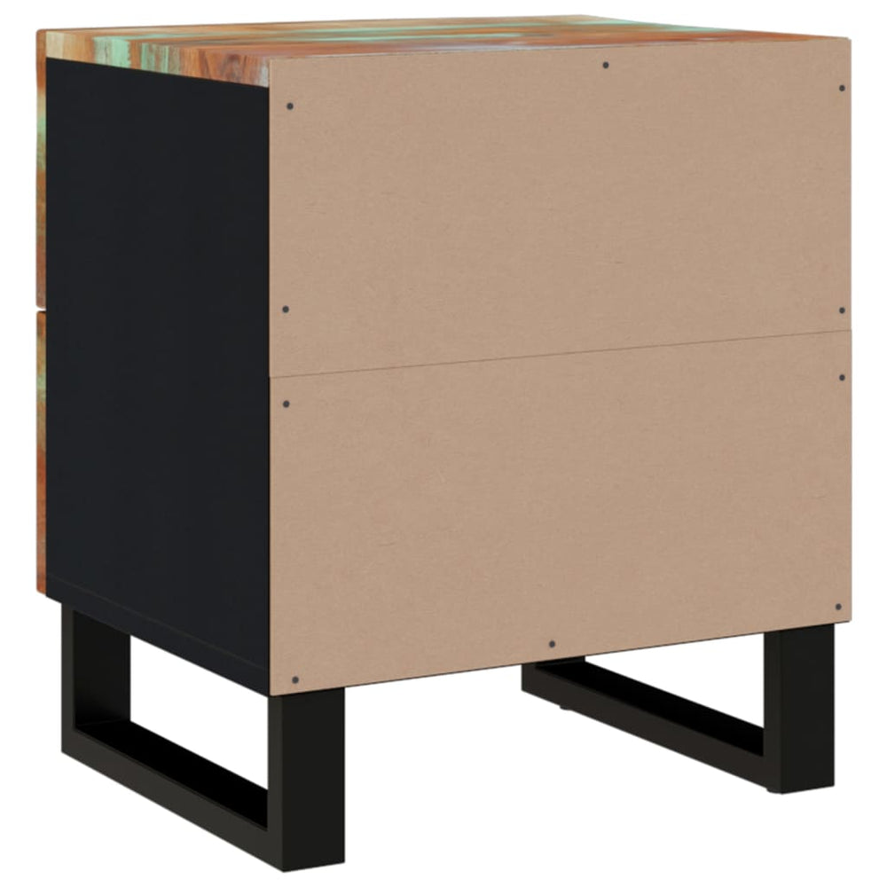 Nachtkastje 40x33x46 cm massief gerecycled hout MeubelReus