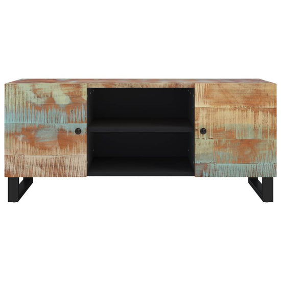 Tv-meubel 105x33x46 cm massief teruggewonnen hout MeubelReus