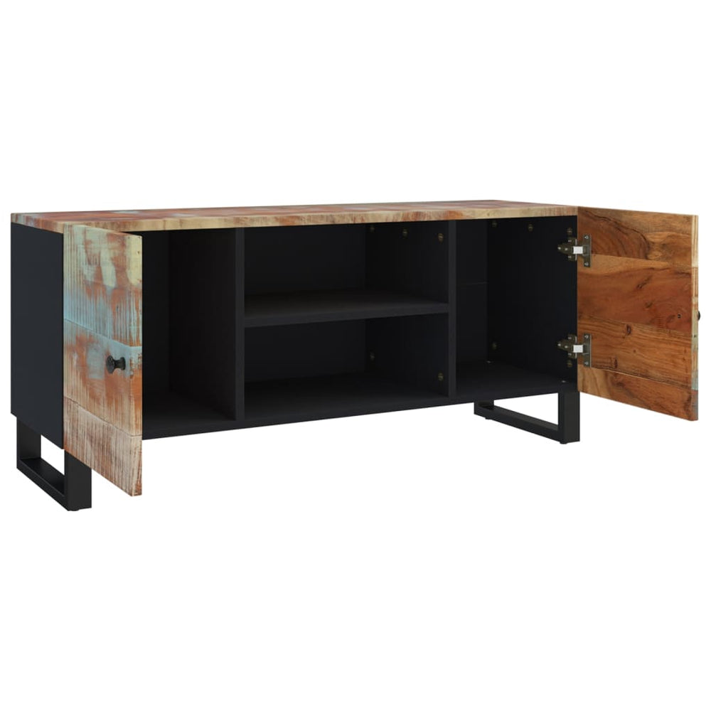 Tv-meubel 105x33x46 cm massief teruggewonnen hout MeubelReus