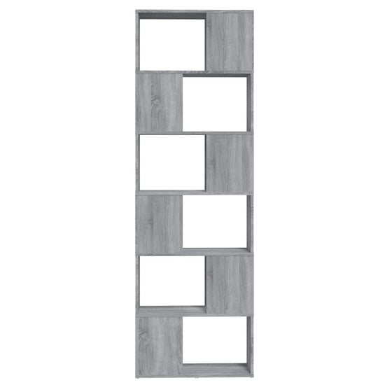 Boekenkast/kamerscherm 60x24x186 cm grijs sonoma eiken MeubelReus
