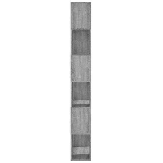 Boekenkast/kamerscherm 60x24x186 cm grijs sonoma eiken MeubelReus