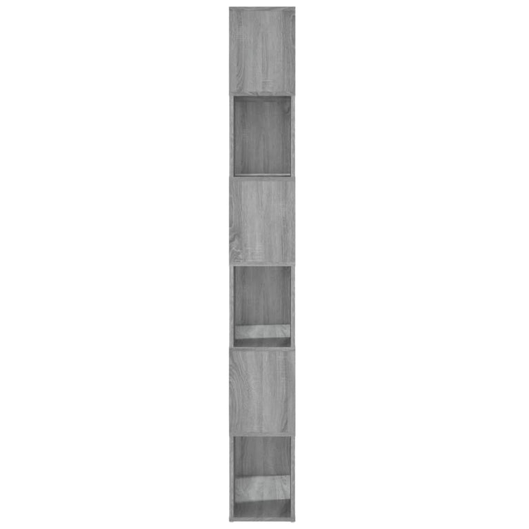 Boekenkast/kamerscherm 60x24x186 cm grijs sonoma eiken MeubelReus