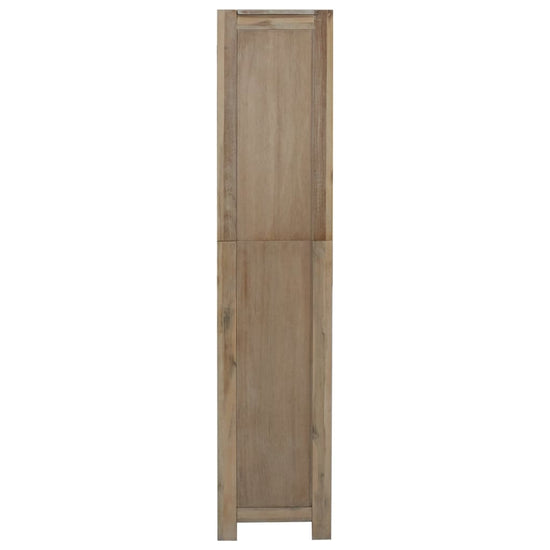 Boekenkast met 5 schappen 80x30x140 cm massief acaciahout MeubelReus