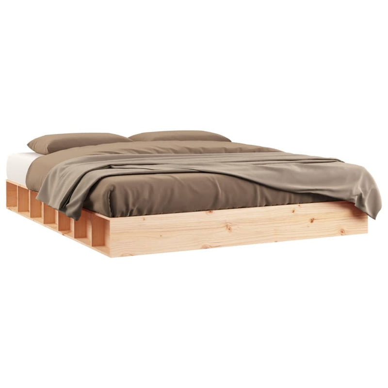 Bedframe massief hout 150x200 cm 5FT King Size