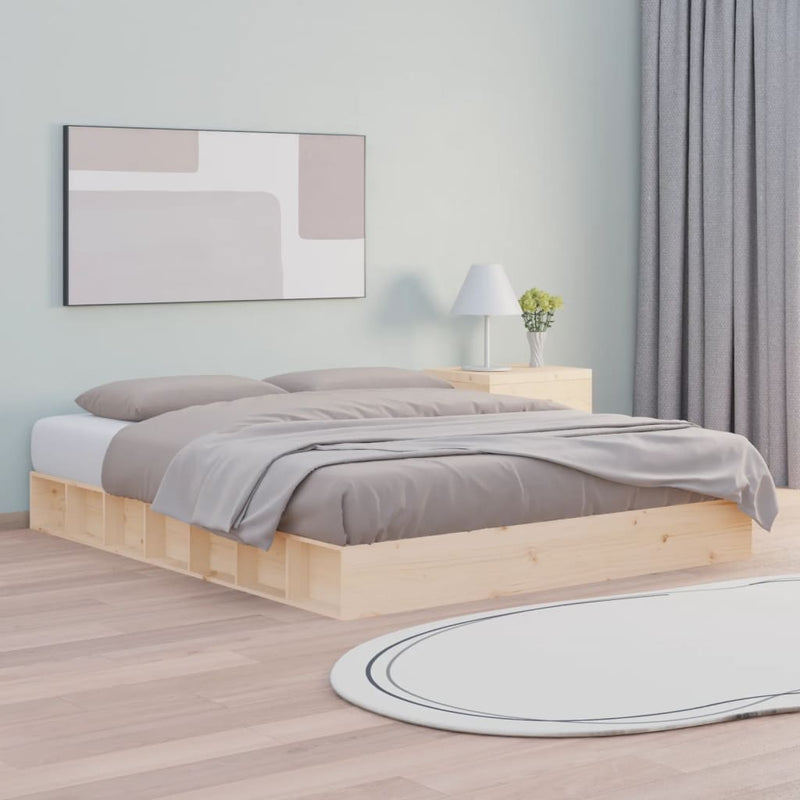 Bedframe massief hout 120x200 cm