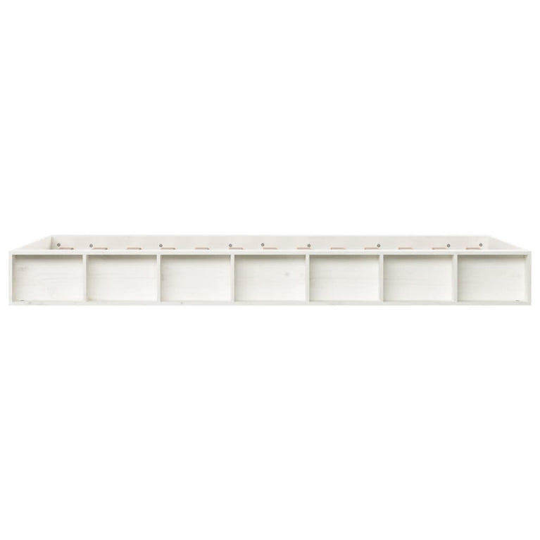 Bedframe massief hout wit 120x190 cm 4FT Small Double