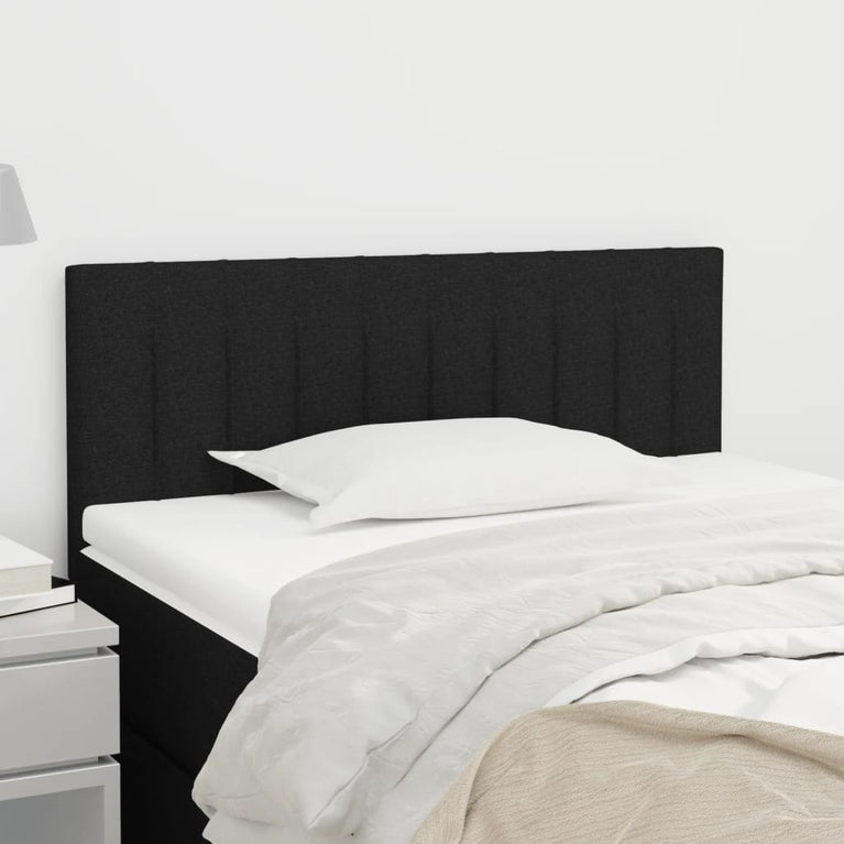 Hoofdbord 80x5x78/88 cm stof zwart