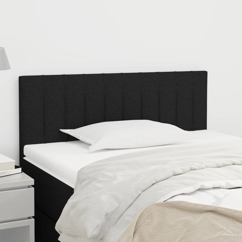 Hoofdbord 80x5x78/88 cm stof zwart