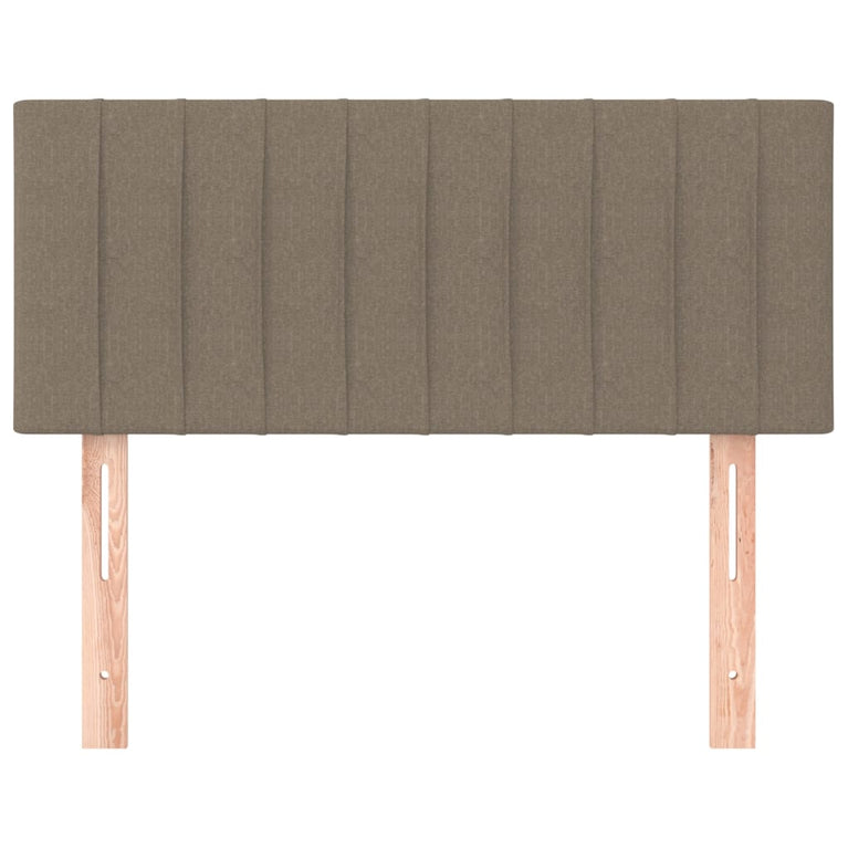 Hoofdbord 80x5x78/88 cm stof taupe