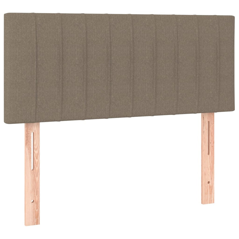 Hoofdbord 100x5x78/88 cm stof taupe
