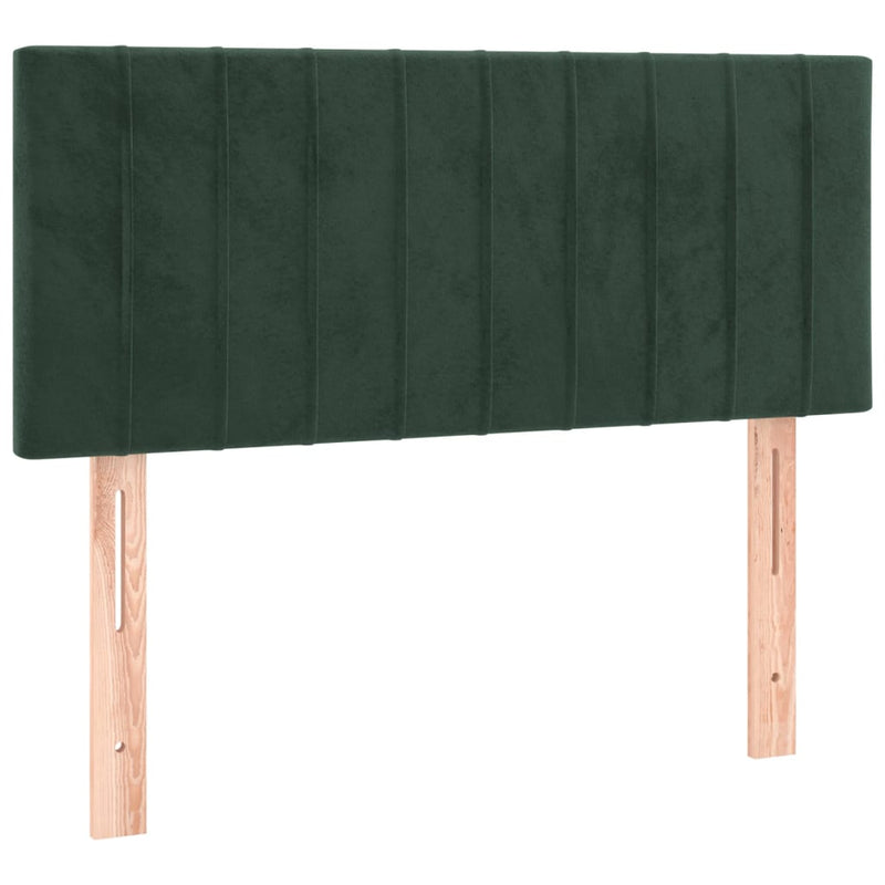 Hoofdbord 100x5x78/88 cm fluweel donkergroen