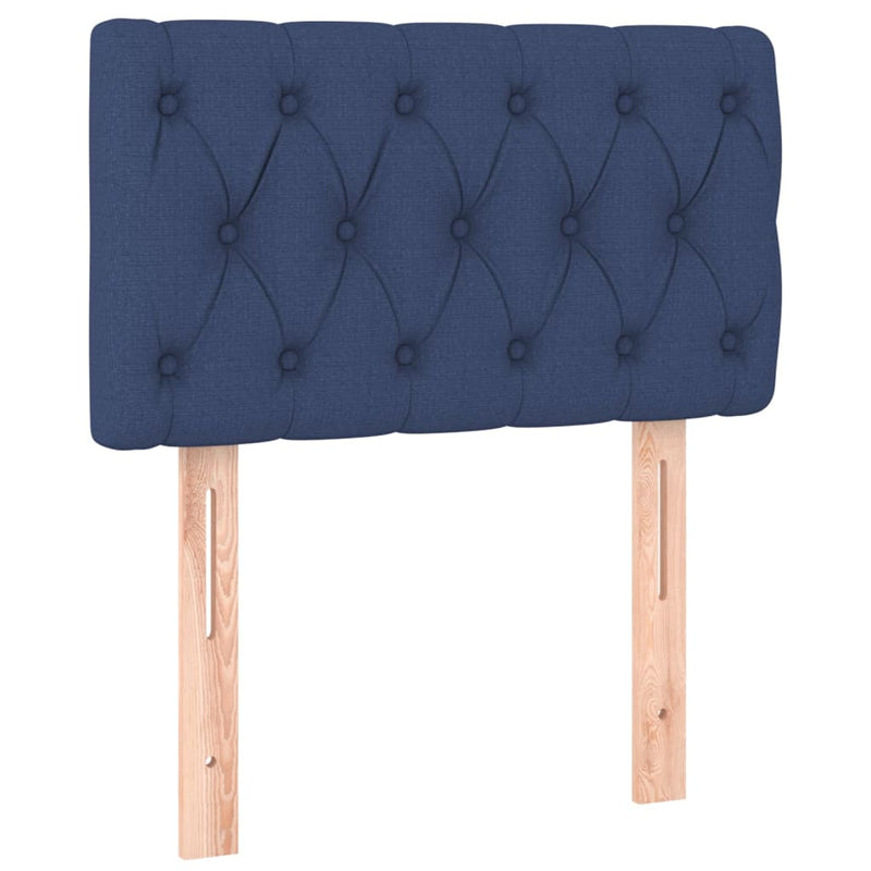 Hoofdbord 80x7x78/88 cm stof blauw