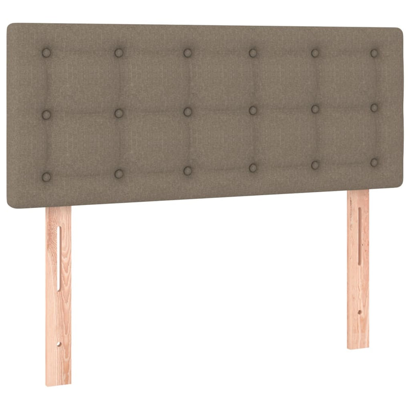 Hoofdbord 80x5x78/88 cm stof taupe