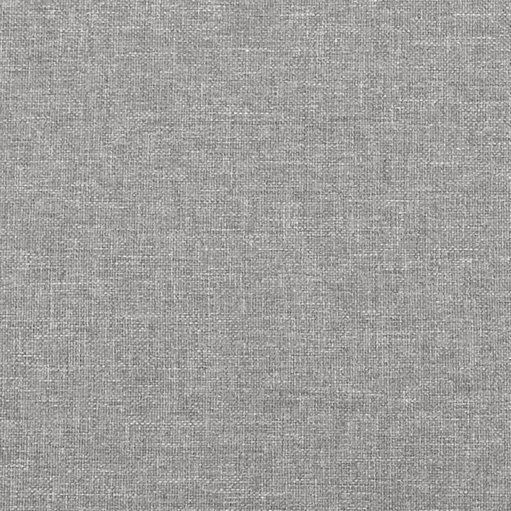 Bankje 70x30x30 cm stof lichtgrijs MeubelReus