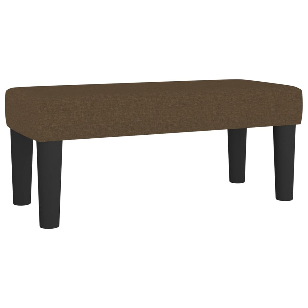 Bankje 70x30x30 cm stof bruin MeubelReus