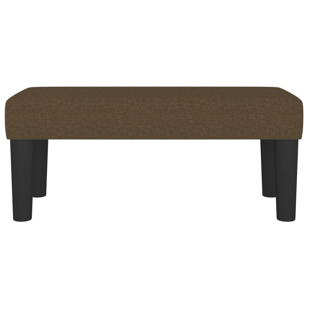 Bankje 70x30x30 cm stof bruin MeubelReus