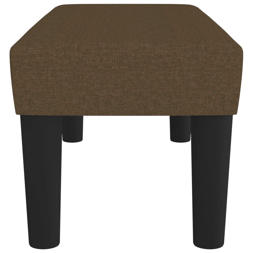 Bankje 70x30x30 cm stof bruin MeubelReus