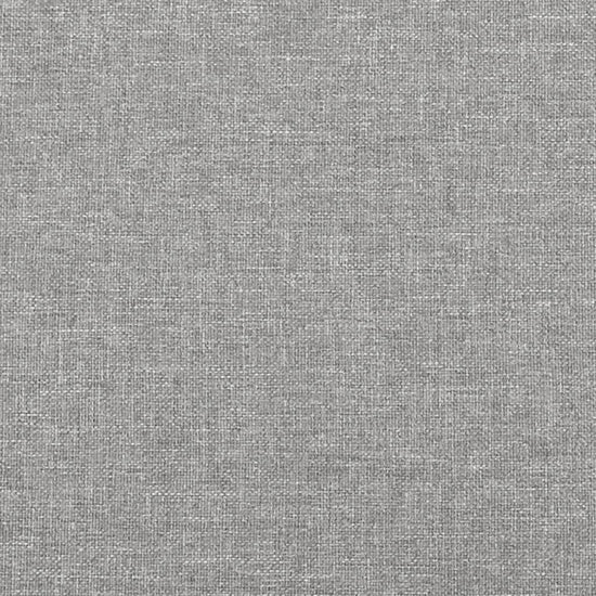 Bankje 70x30x30 cm stof lichtgrijs MeubelReus