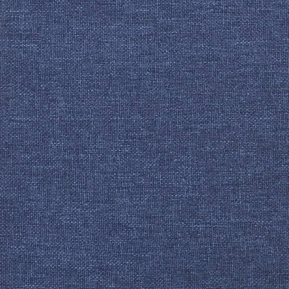 Bankje 70x30x30 cm stof blauw MeubelReus