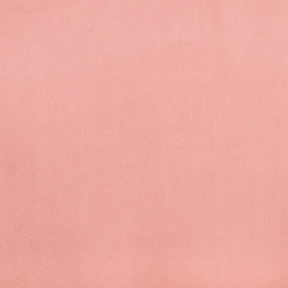 Bankje 70x30x30 cm fluweel roze MeubelReus