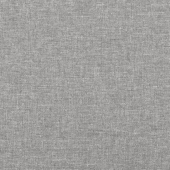 Bankje 100x30x30 cm stof lichtgrijs MeubelReus