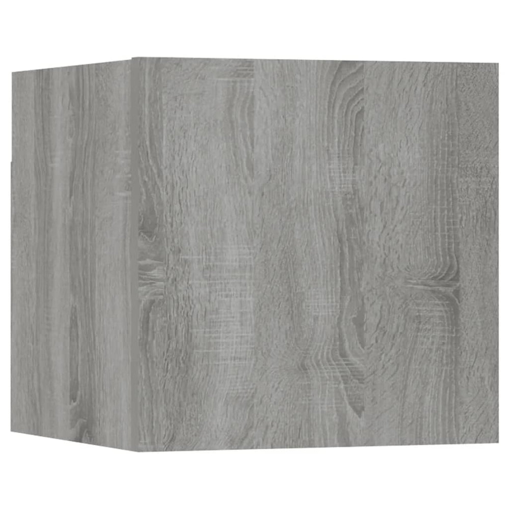 Tv-wandmeubelen 8 st 30,5x30x30 cm grijs sonoma eikenkleurig MeubelReus