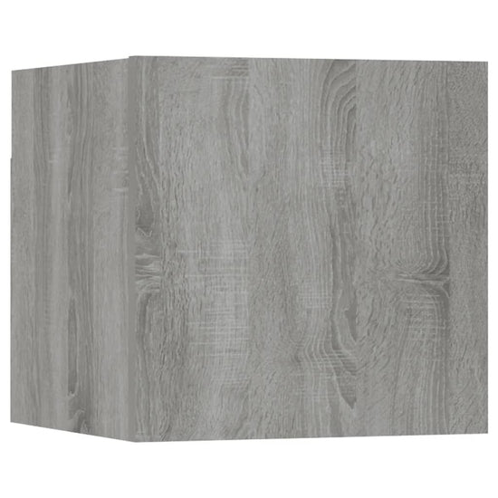 Tv-wandmeubelen 8 st 30,5x30x30 cm grijs sonoma eikenkleurig MeubelReus