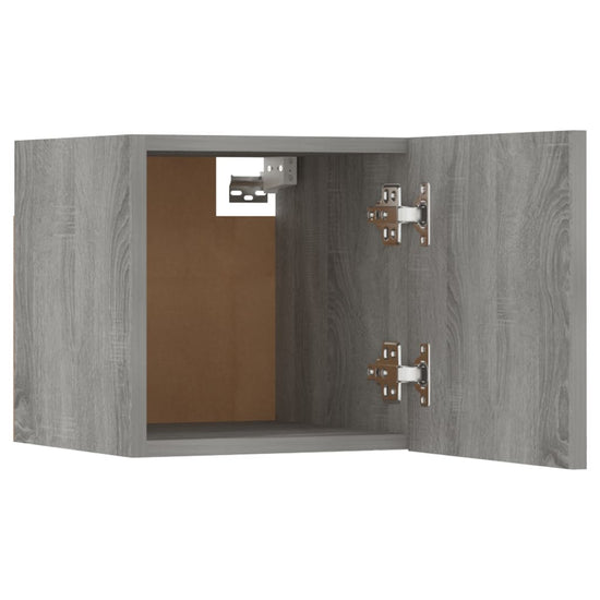 Tv-wandmeubelen 8 st 30,5x30x30 cm grijs sonoma eikenkleurig MeubelReus