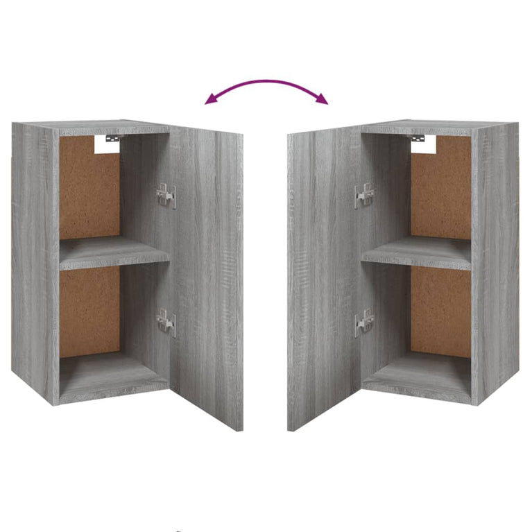 Tv-meubels 7 st 30,5x30x60 cm bewerkt hout grijs sonoma eiken