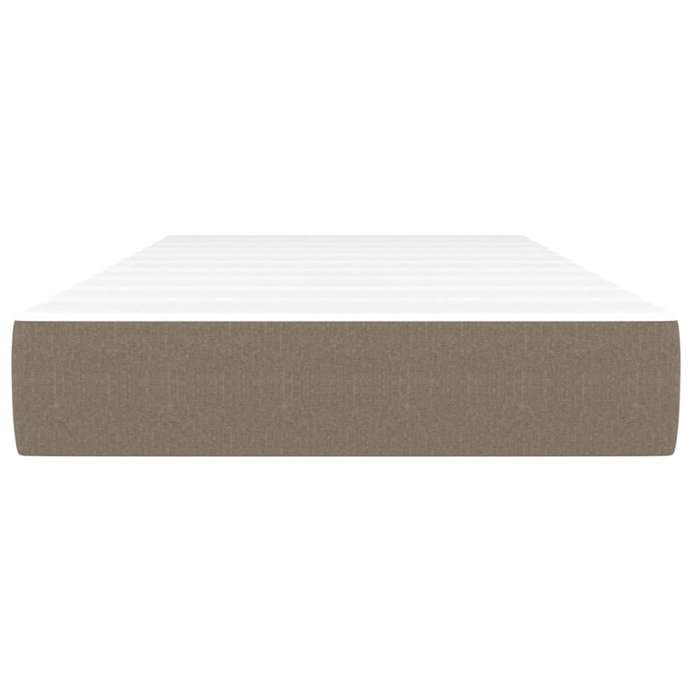 Pocketveringmatras 90x200x20 cm stof taupe MeubelReus