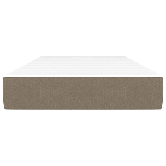 Pocketveringmatras 90x200x20 cm stof taupe MeubelReus