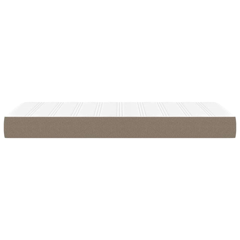Pocketveringmatras 90x200x20 cm stof taupe MeubelReus