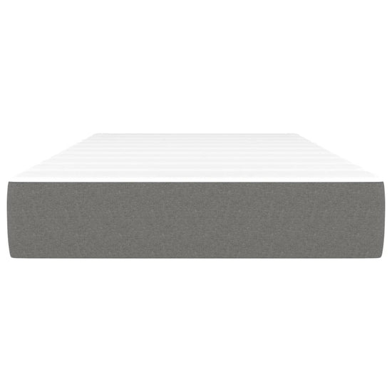 Pocketveringmatras 100x200x20 cm stof donkergrijs MeubelReus