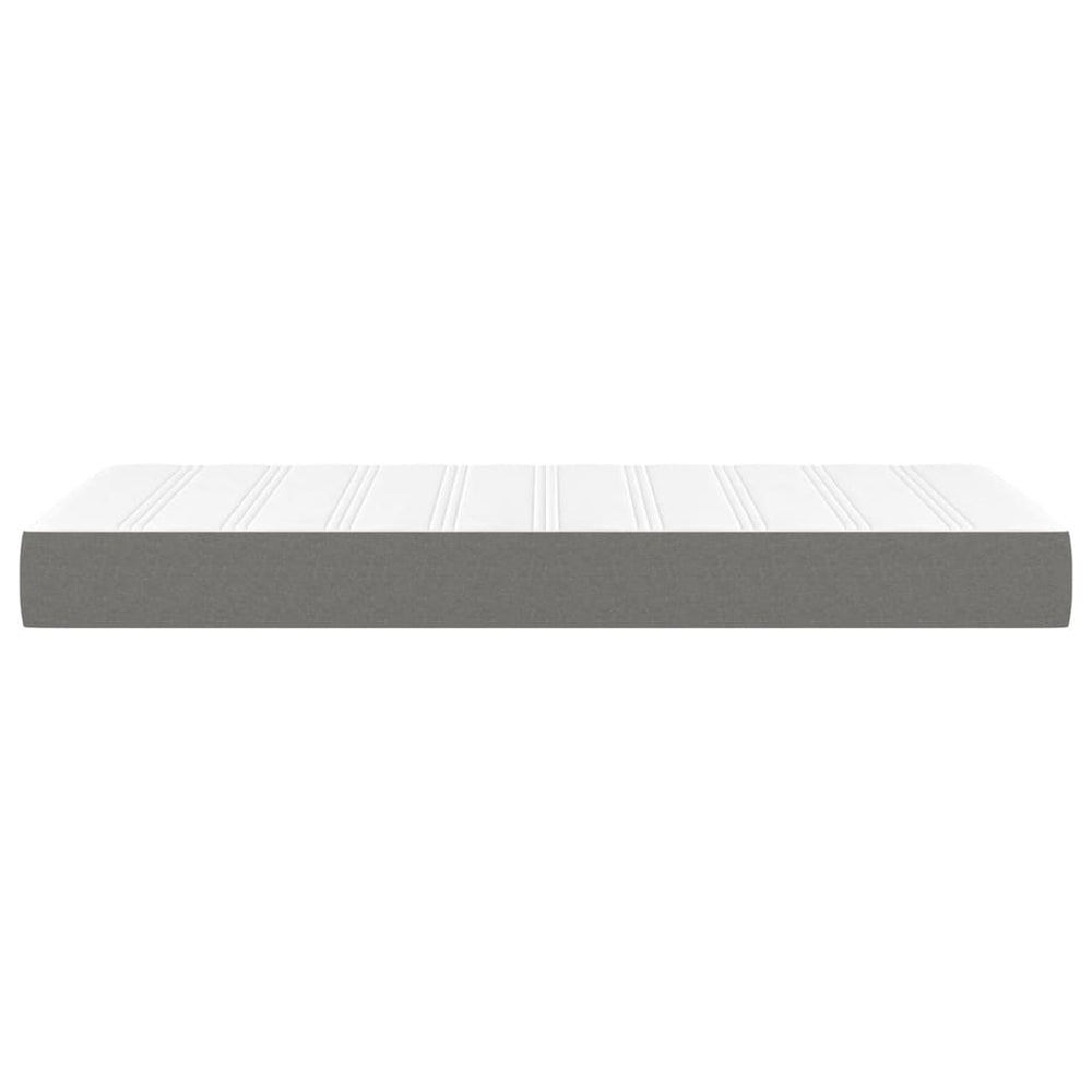 Pocketveringmatras 100x200x20 cm stof donkergrijs MeubelReus