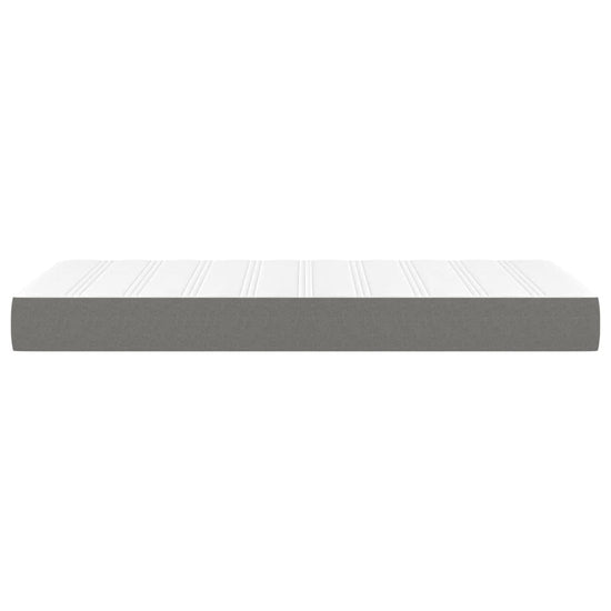 Pocketveringmatras 100x200x20 cm stof donkergrijs MeubelReus