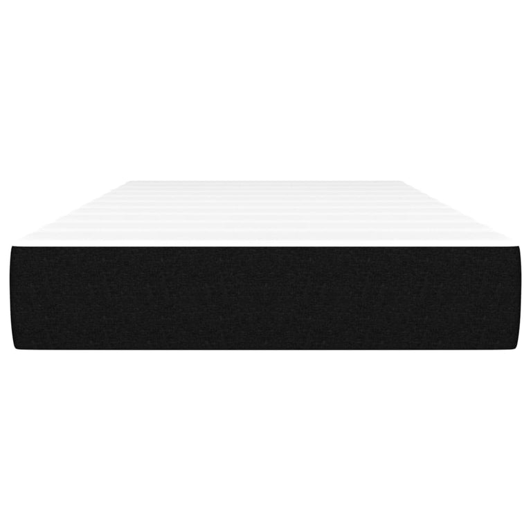 Pocketveringmatras 100x200x20 cm stof zwart MeubelReus