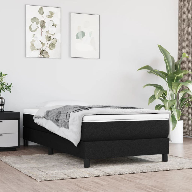 Pocketveringmatras 100x200x20 cm stof zwart MeubelReus