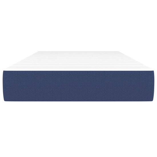 Pocketveringmatras 100x200x20 cm stof blauw MeubelReus