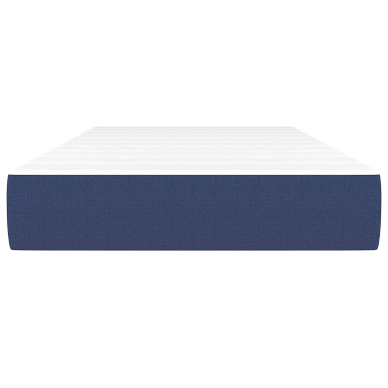 Pocketveringmatras 100x200x20 cm stof blauw MeubelReus